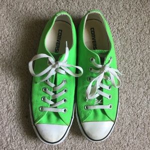 Green Converse All Star Size 9
